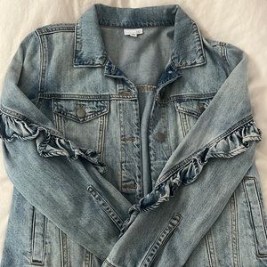 Funky frills Jean jacket by Nordstrom’s brand, BP